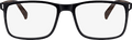 Fertig-Lesebrille mattschwarz/braun +2,00 Visiomax