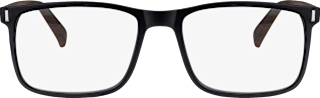Fertig-Lesebrille mattschwarz/braun +3,00 Visiomax