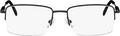 Fertig-Lesebrille schwarz Halbrand +2,50 Visiomax