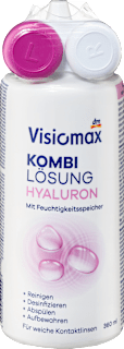 Kontaktlinsen-Pflegemittel Kombilösung mit Hyaluron Visiomax