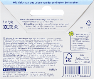 Mikrofaser Brillenputztuch Visiomax