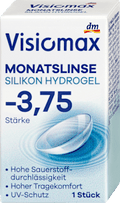 Silikon-Hydrogel Monatslinse Dioptrie -3,75 Visiomax