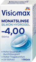 Silikon-Hydrogel Monatslinse Dioptrie -4,00 Visiomax