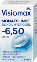 Silikon-Hydrogel Monatslinse Dioptrie -6,50 Visiomax