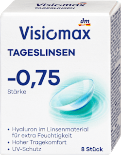 Tageslinsen Dioptrie -0,75 Visiomax