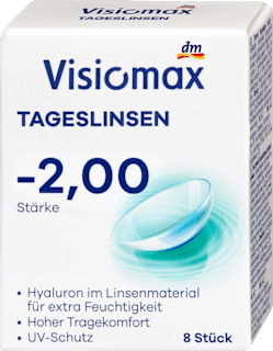 Tageslinsen Dioptrie -2,00 Visiomax