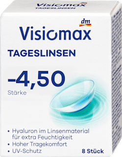 Tageslinsen Dioptrie -4,50 Visiomax