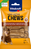 Hundesnack Kauknochen long lasting CHEWS (6 Stück) Größe S Vitakraft