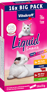 Katzenleckerli Cremesnack, liquid snack Multipack (16x15 g) Vitakraft