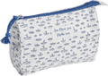Kosmetiktasche blau/weiß Papierboot  Vito & Joe