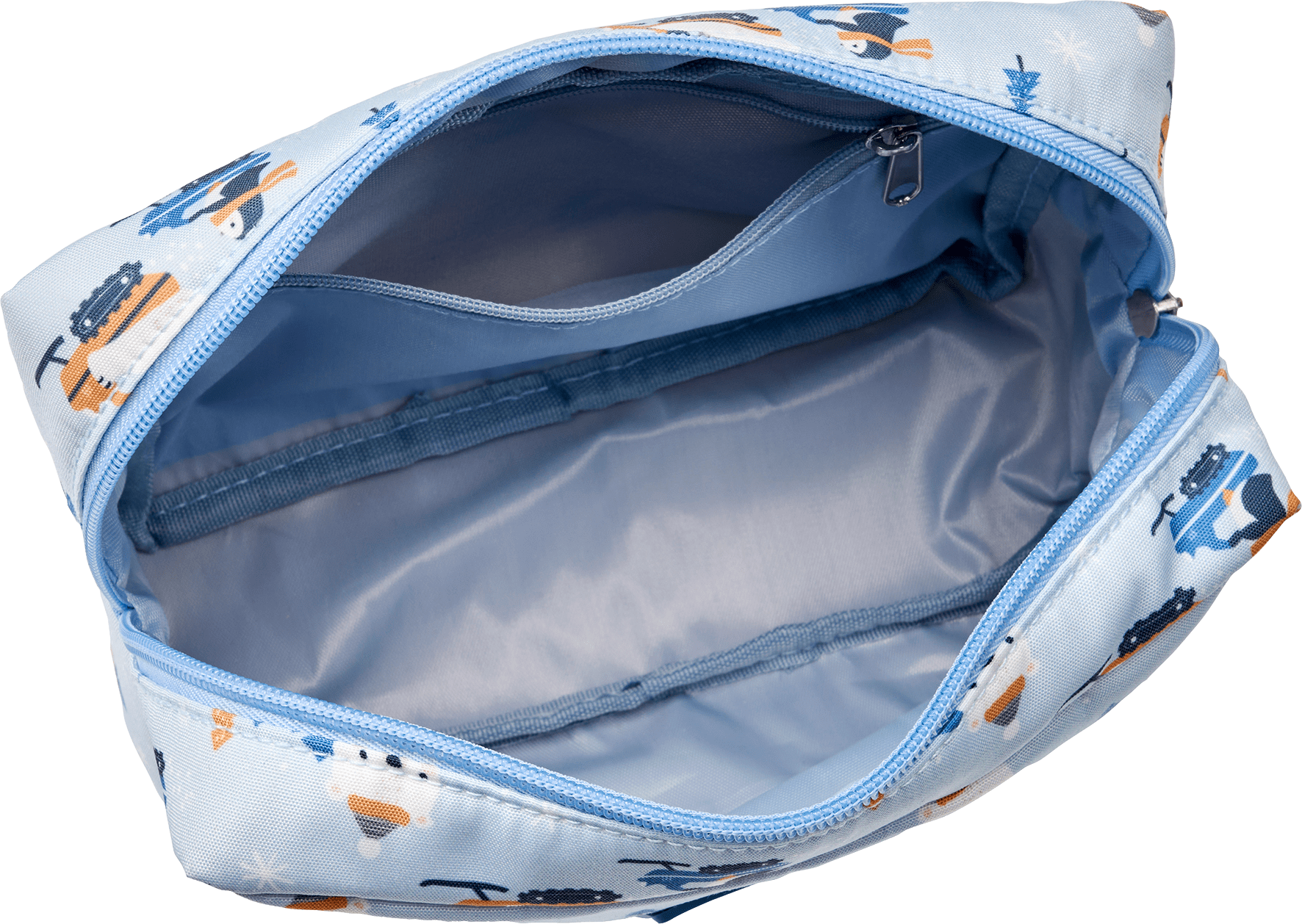 Kulturtasche Kinder blau Eisbär/Pinguin "You are Beary Cute!" Vito & Joe