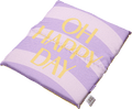 Sitzkissen faltbar OH HAPPY DAY, gelb/lila (32x32,5 cm) Vito & Joe