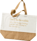 Strand-/Badetasche Jute gold Vito & Joe