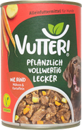 Nassfutter Hund, Vegan wie Rind VUTTER!