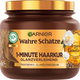 Haarkur 1-Minute Argan & Camelia-Öl Wahre Schätze