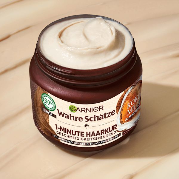 Haarkur 1-Minute Kokosmilch & Macadamia Wahre Schätze