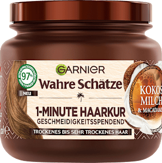 Haarkur 1-Minute Kokosmilch & Macadamia Wahre Schätze