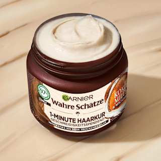 Haarkur 1-Minute Kokosmilch & Macadamia Wahre Schätze