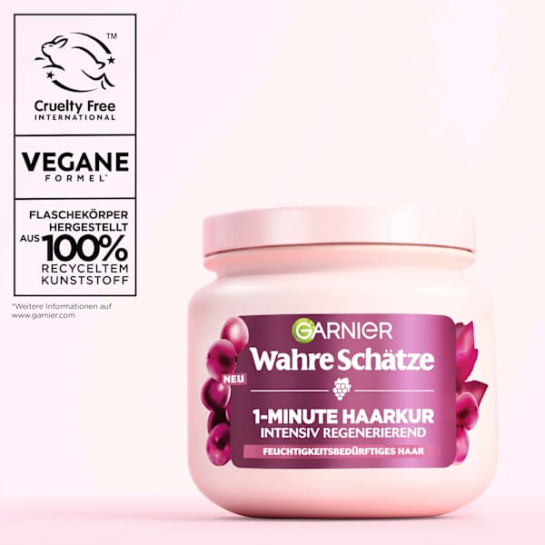 Haarkur 1-Minute Traube Wahre Schätze