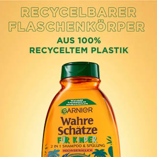 Kinder Shampoo & Spülung 2in1 Aprikose & Baumwollblüte  Wahre Schätze