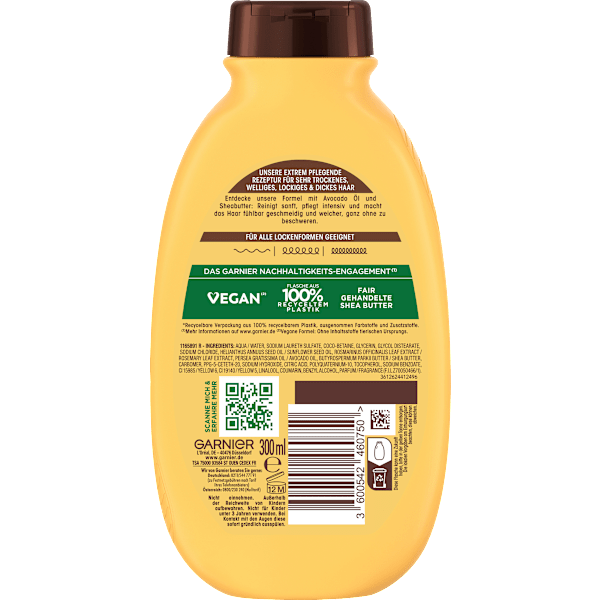 Shampoo Avocado-Öl & Sheabutter Wahre Schätze