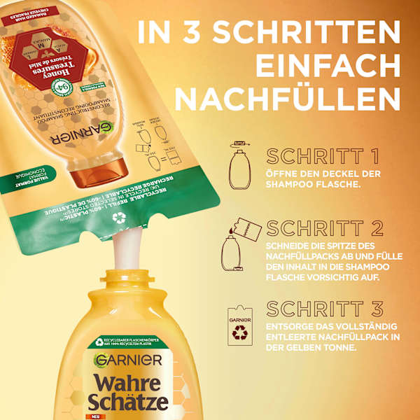 Shampoo Honig Schätze  Wahre Schätze
