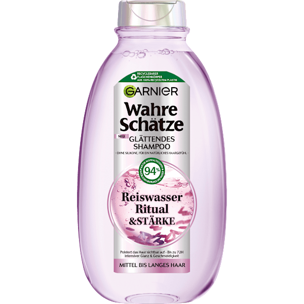Shampoo Reiswasser Ritual & Stärke  Wahre Schätze