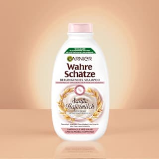 Shampoo  Sanfte Hafermilch, empfindliches Haar  Wahre Schätze