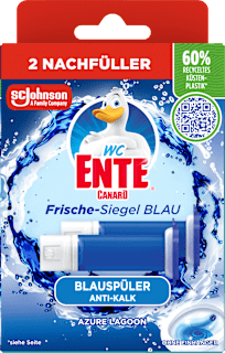 WC-Reiniger Frische-Siegel Azure Lagoon Nachfüllpack 2 St WC-Ente