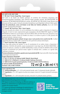 WC-Reiniger Frische-Siegel Azure Lagoon Nachfüllpack 2 St WC-Ente