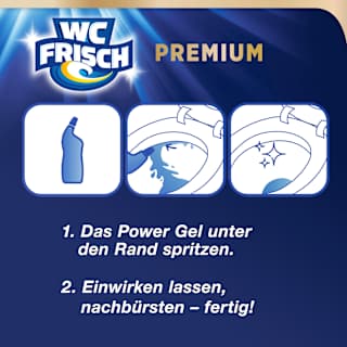 WC-Reiniger Power WC Gel&Meeresfrische WC-Frisch