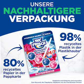 WC-Stein Kraft Aktiv Blütenfrische WC-Frisch