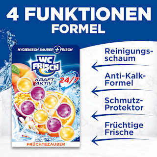 WC-Stein Kraft Aktiv Früchtezauber WC-Frisch