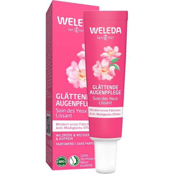 Augencreme glättend Wildrose WELEDA