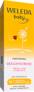 Baby Gesichtscreme Calendula, parfümfrei WELEDA baby
