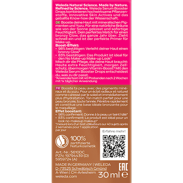 Gesichtsserum Drops Bronzing WELEDA