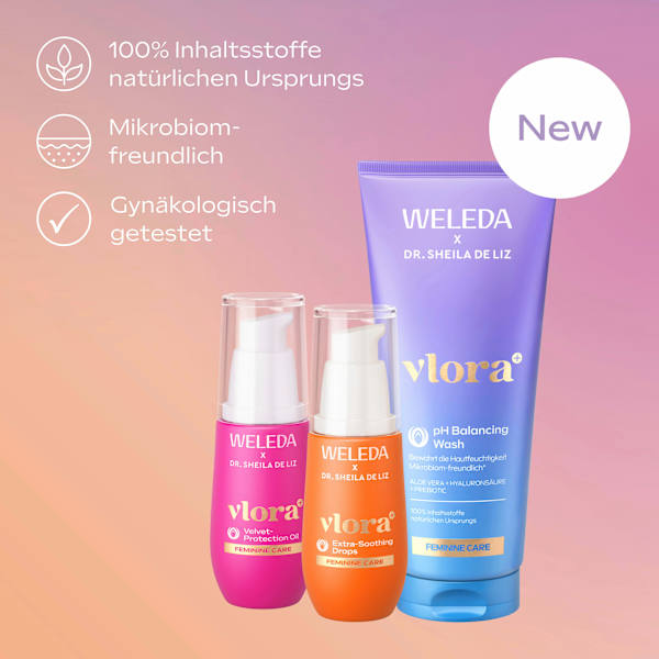 Intimpflege Waschlotion vlora+ WELEDA