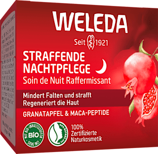 Nachtcreme straffend Granatapfel & Maca-Peptide WELEDA