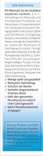 Zahnpasta Sole fluoridfrei WELEDA