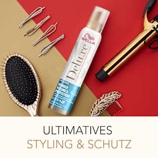 Schaumfestiger Wunder Volumen & Schutz, Ultra starker Halt  WELLA Deluxe