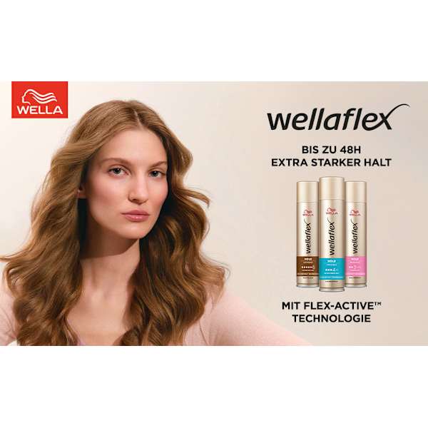 Haarspray Invisible Hold, Extra starker Halt wellaflex