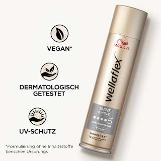 Haarspray Shine & Hold, Ultra starker Halt wellaflex