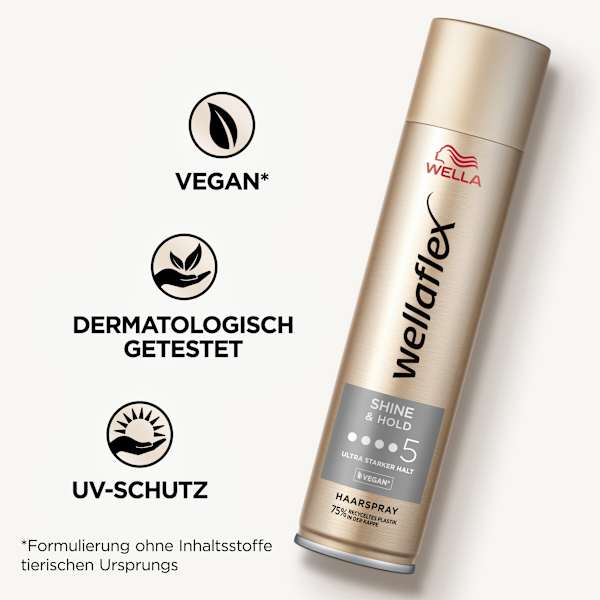 Haarspray Shine & Hold, Ultra starker Halt wellaflex