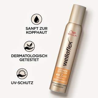 Schaumfestiger Locken & Wellen, Starker Halt wellaflex