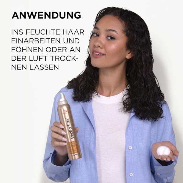 Schaumfestiger Locken & Wellen, Starker Halt wellaflex