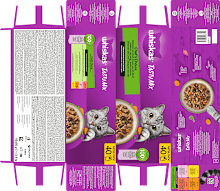 Nassfutter Katze Chef's Choice in Sauce, Tasty Mix Megapack (40x85 g) Whiskas
