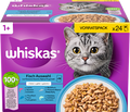 Nassfutter Katze Fischauswahl in Gelee, Multipack (24x85 g) Whiskas