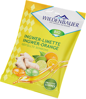 Bonbon, Ingwer-Limette & Ingwer-Orange, gefüllt Wiedenbauer