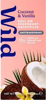 Antitranspirant Deo Roll-on Coconut & Vanilla Nachfüllpack Wild