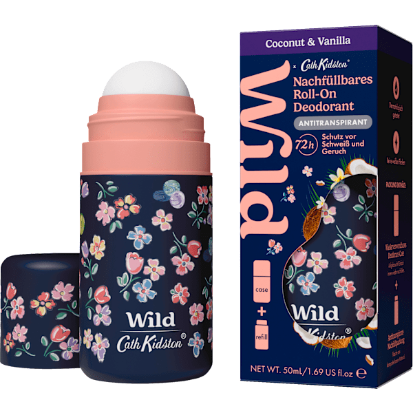 Antitranspirant Deo Roll-on Coconut & Vanilla + Nachfüllpack Wild